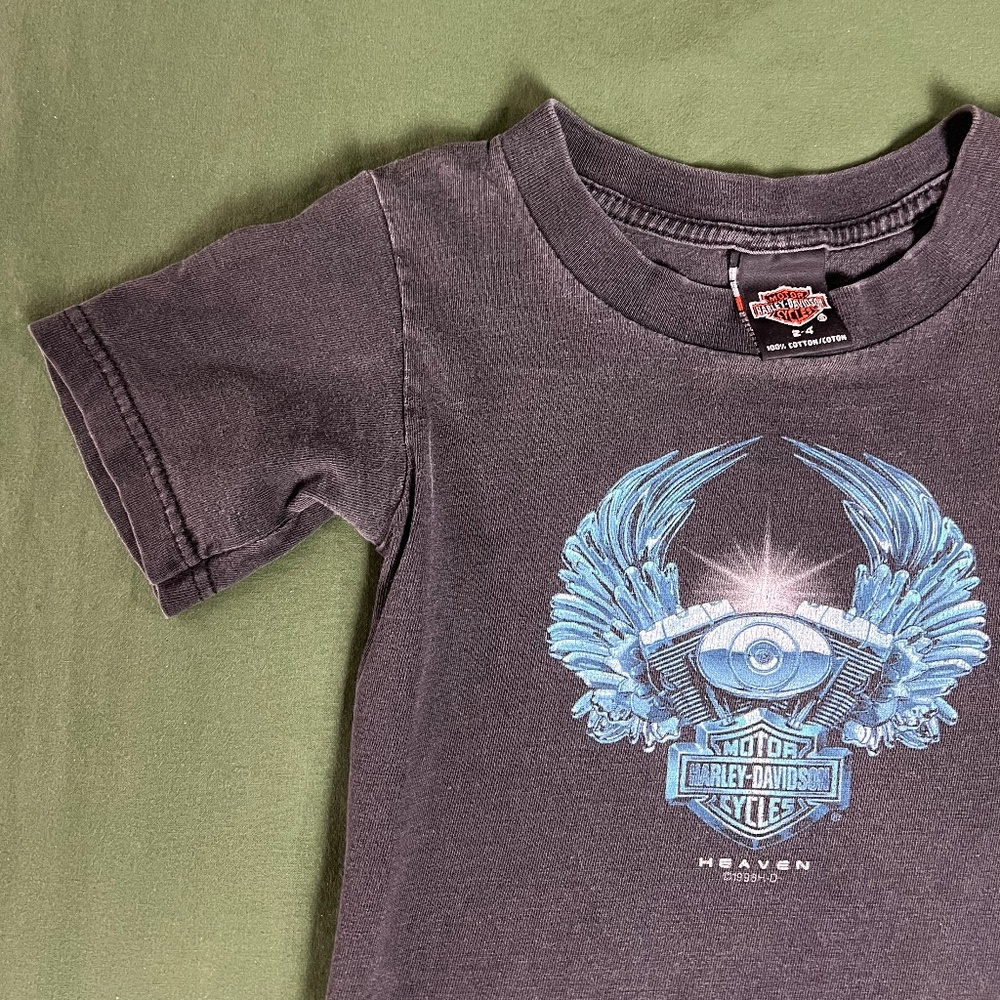 Vintage Harley Davidson Baby Tee